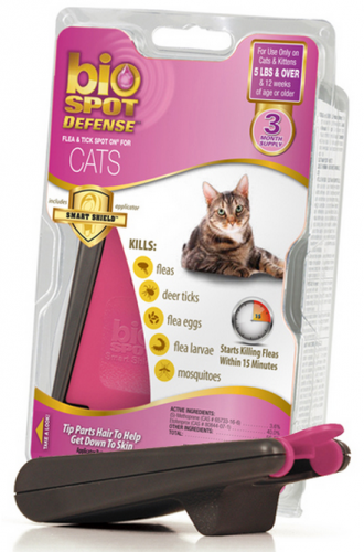 Bio Spot Active Care Flea and Tick Spot for Cats Over 5-lb