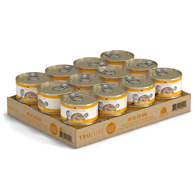 Weruva TRULUXE On The Cat Wok with Chicken & Beef in Pumpkin Soup Canned Cat Food