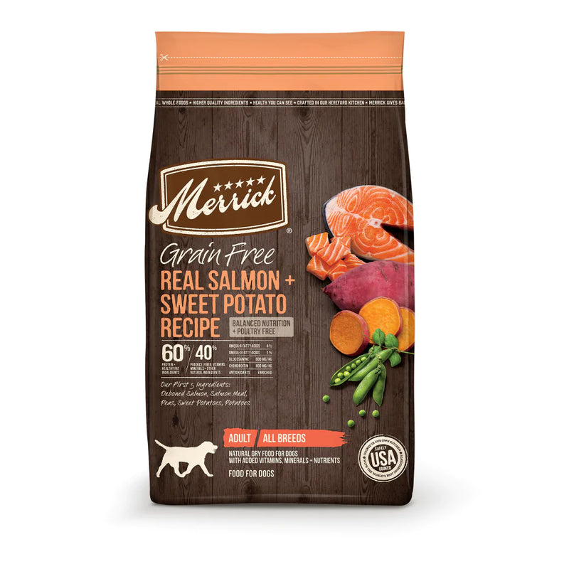Merrick Grain Free Real Salmon & Sweet Potato Recipe Dry Dog Food