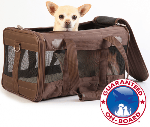 Sherpa Original Deluxe Brown Pet Carrier