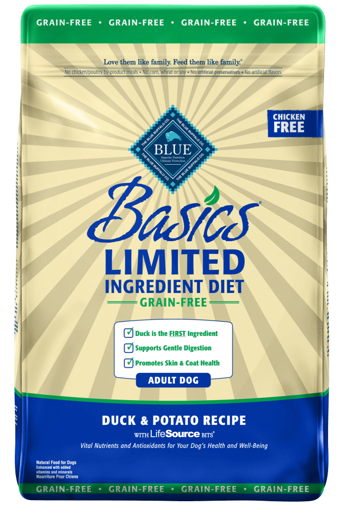 Blue Buffalo Basics Grain Free Adult Duck & Potato Recipe Dry Dog Food