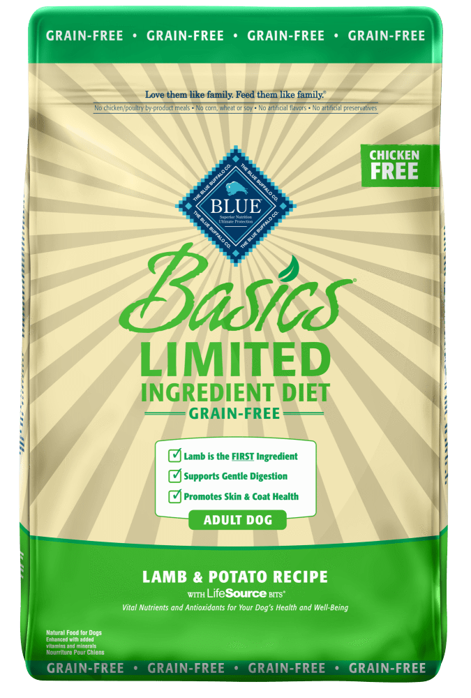 Blue Buffalo Basics Grain Free Adult Lamb & Potato Recipe Dry Dog Food