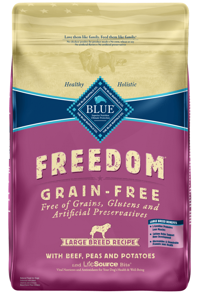 Blue Buffalo Freedom Large Breed Adult Beef Recipe Dry Dog Food