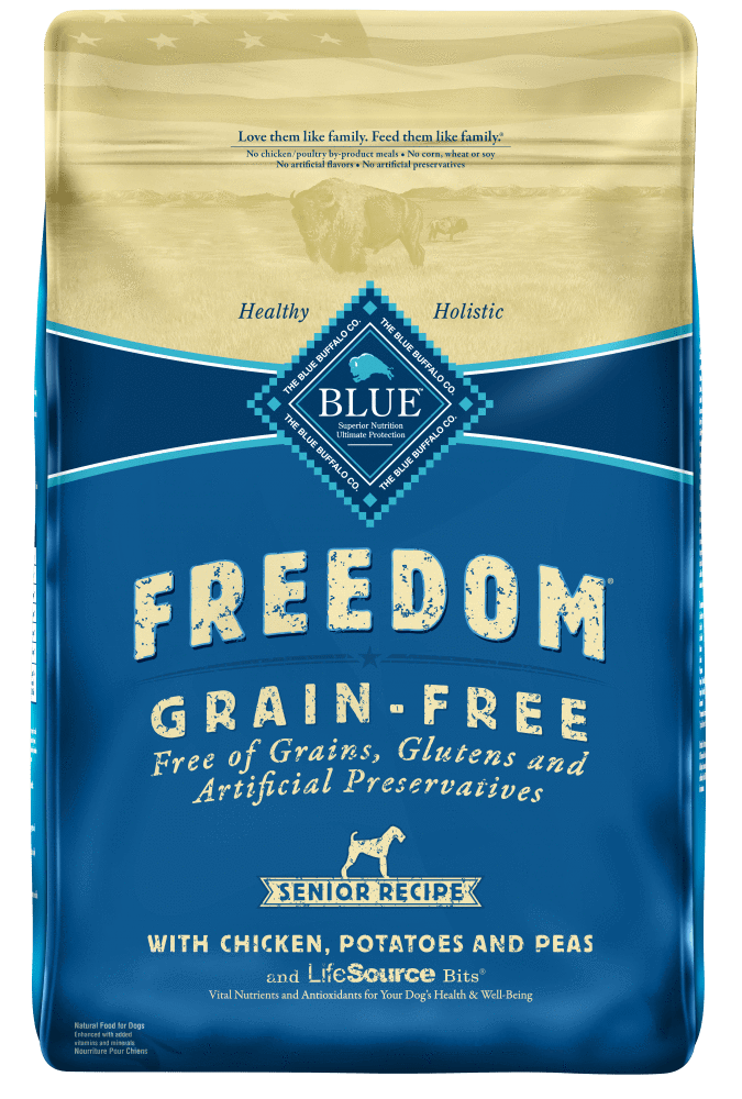 Blue Buffalo Freedom Senior Chicken Recipe Dry Dog Food