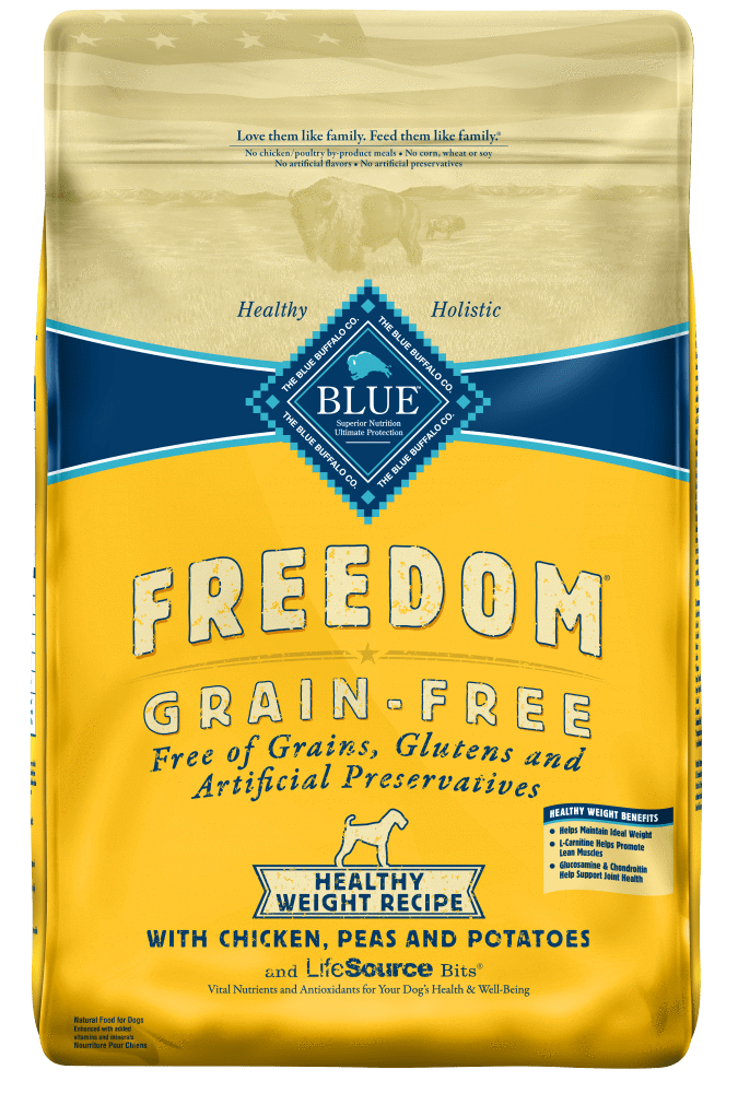 Blue Buffalo Freedom Adult Healthy Weight Chicken Recipe Dry Dog Food