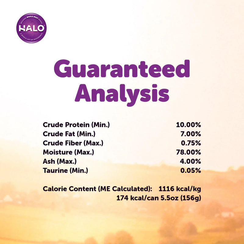 Halo Grain Free Indoor Cat Salmon Pate Canned Cat Food