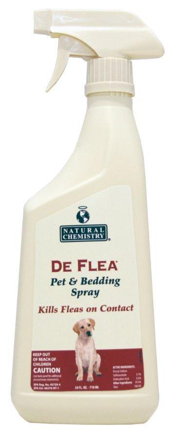 Natural Chemistry DeFlea Pet and Bedding Spray for Dogs