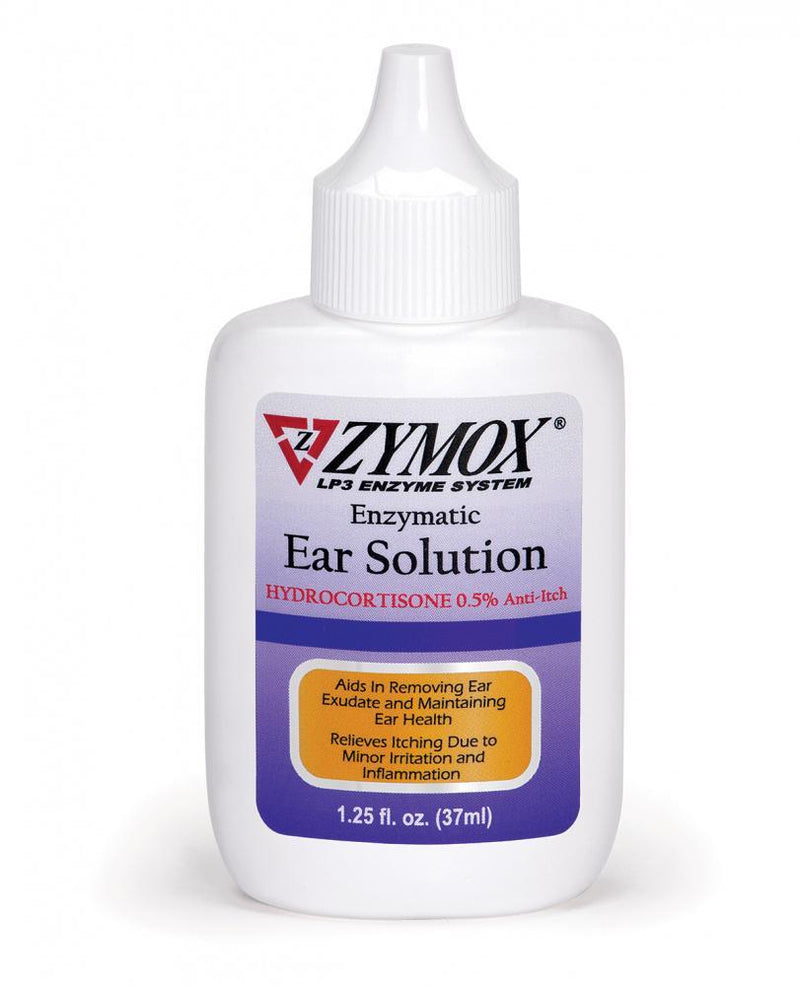 Zymox Enzymatic Ear Solution with Hydrocortisone for Dogs