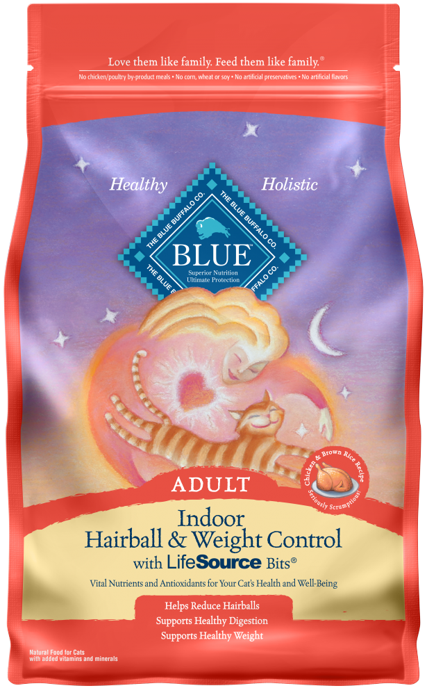 Blue Buffalo Hairball & Weight Control Natural Chicken & Brown Rice Adult Dry Cat Food