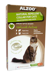 Alzoo Natural Repellent Flea and Tick Collar for Cats