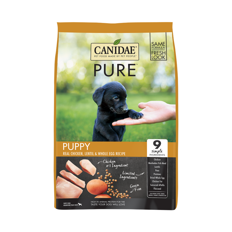 Canidae Grain Free PURE  Chicken, Lentil & Whole Egg Recipe Dry Dog Food