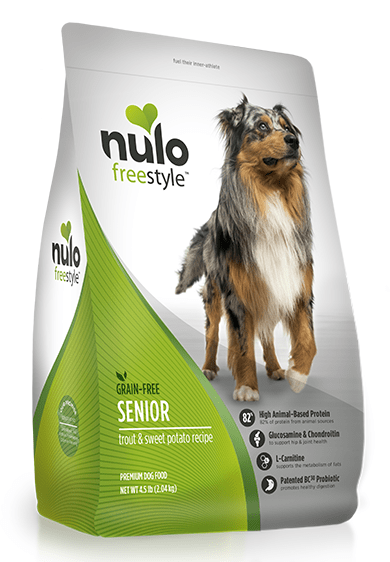 Nulo FreeStyle Grain Free Trout and Sweet Potato Senior Recipe Dry Dog Food