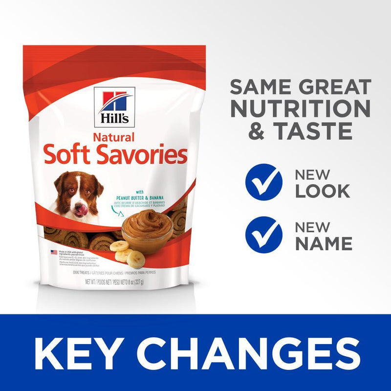 Hill's Science Diet Soft Savories Peanut Butter & Banana Dog Treats