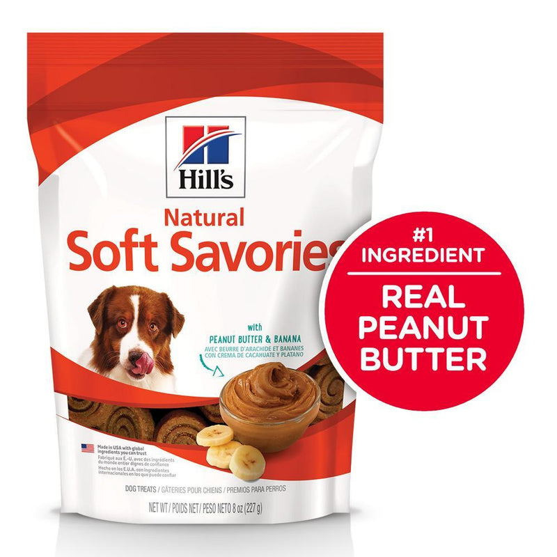 Hill's Science Diet Soft Savories Peanut Butter & Banana Dog Treats