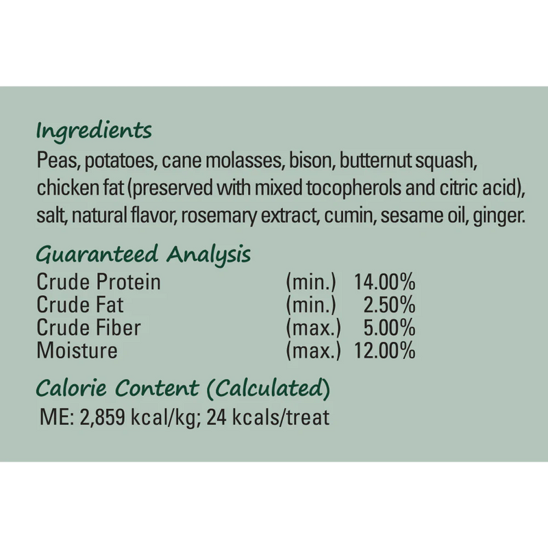 Canidae Grain Free PURE Heaven Biscuits with Bison and Butternut Squash Dog Treats