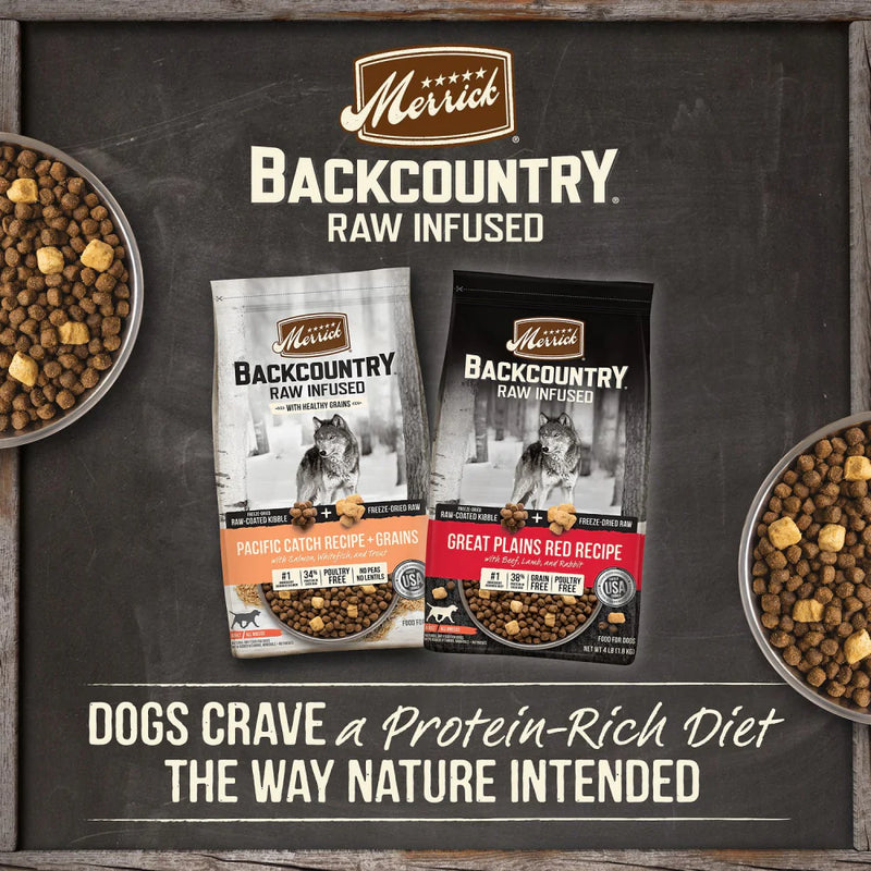 Merrick Backcountry Raw Infused Grain Free Wild Game Bird Recipe Dry Dog Food