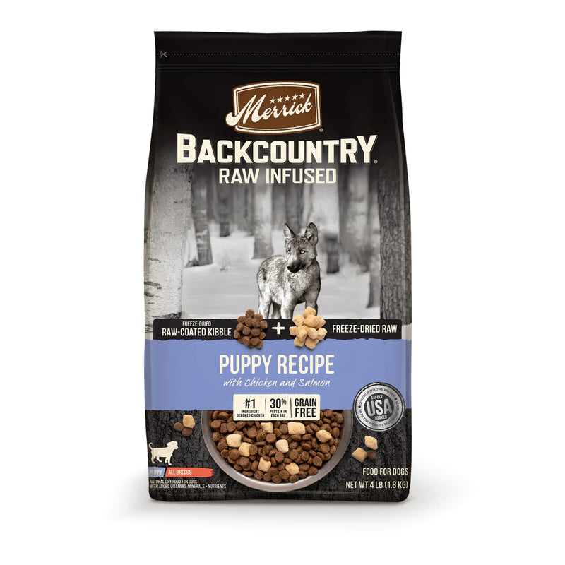 Merrick Backcountry Raw Infused Grain Free Puppy Recipe Dry Dog Food