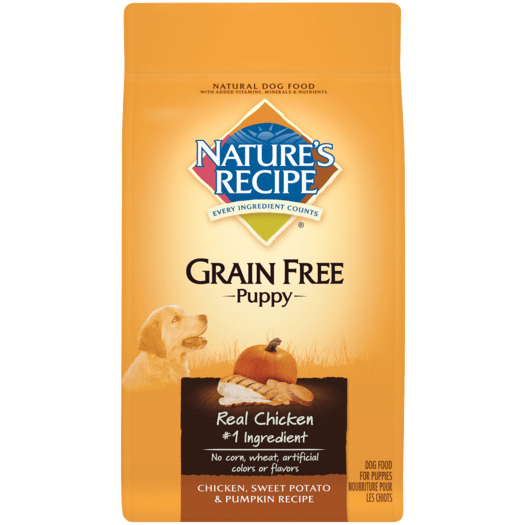 Nature's Recipe Grain Free Chicken, Sweet Potato & Pumpkin Recipe Puppy Dry Dog Food