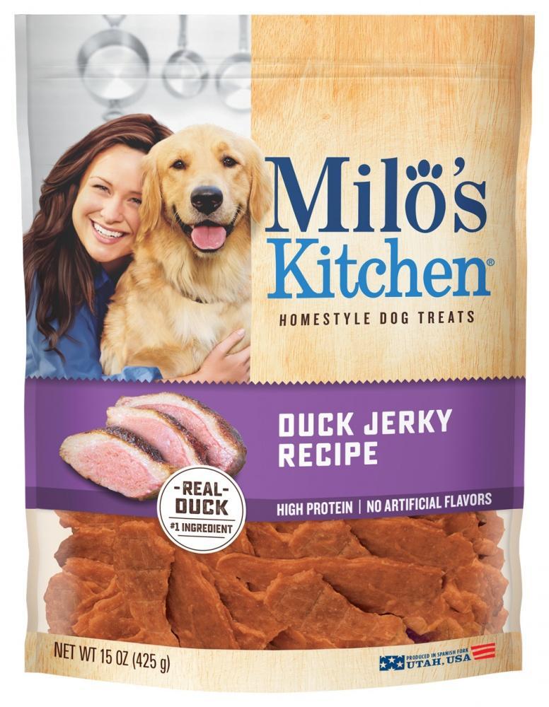 Milo's Kitchen Duck Jerky Recipe Dog Treats