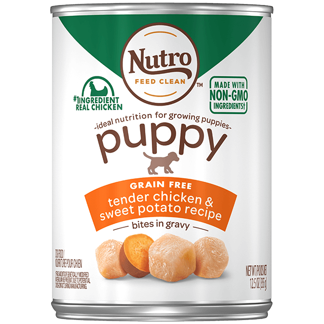 Nutro Bites in Gravy Tender Chicken & Sweet Potato Canned Puppy Food