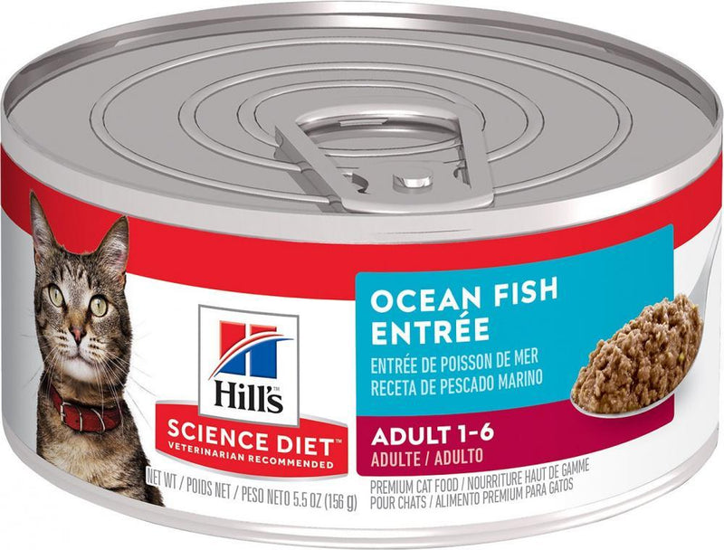 Hill's Science Diet Adult Ocean Fish Entree Canned Cat Food