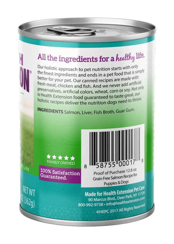 Health Extension Holistic Grain Free 95% Salmon Canned Dog Food
