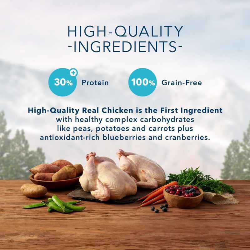 Blue Buffalo Wilderness Grain Free Healthy Weight High Protein Chicken Recipe Large Breed Adult Dry Dog Food