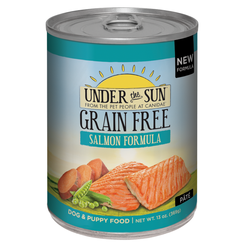 Under The Sun Grain Free Adult Formula with Fresh Caught Salmon Canned Dog Food