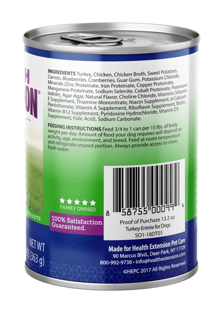 Health Extension Turkey Entree Canned Dog Food