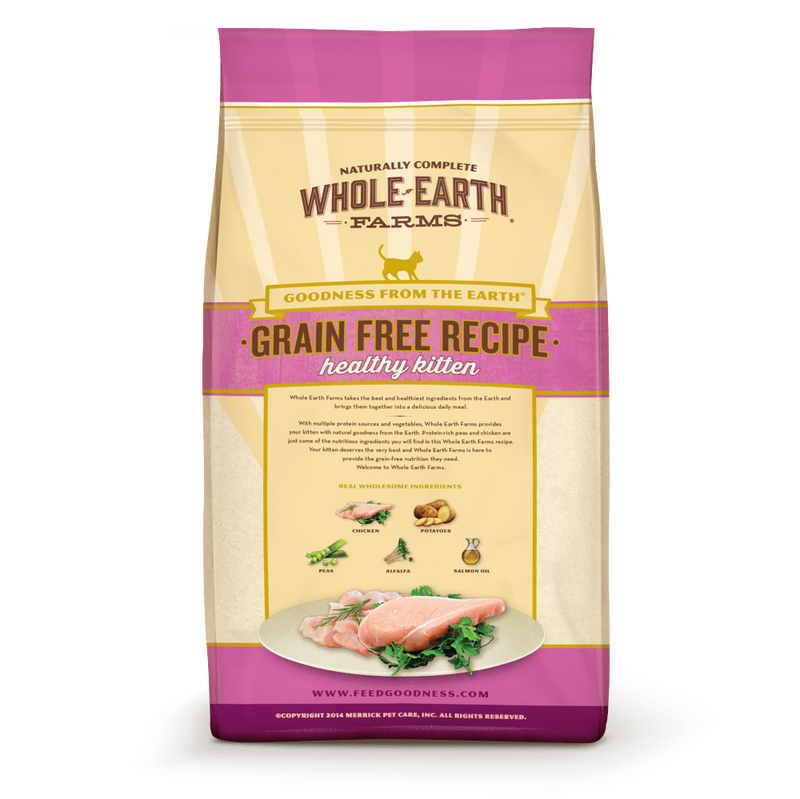 Whole Earth Farms Grain Free Kitten Recipe Dry Cat Food