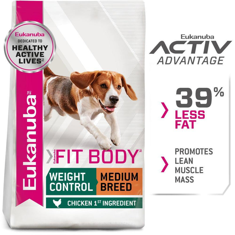 Eukanuba Fit Body Weight Control Medium Breed Dry Dog Food