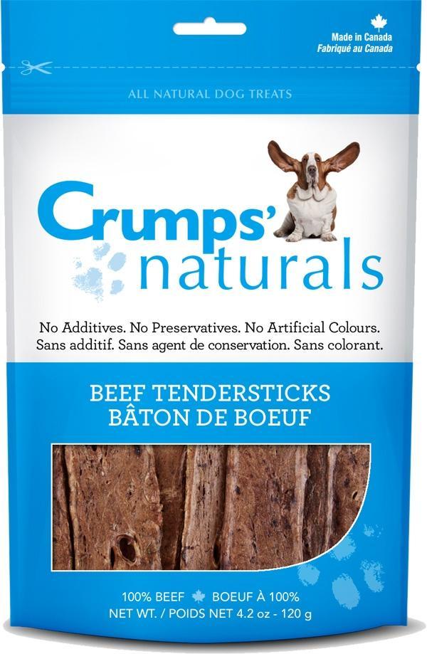 Crumps Naturals Beef Lung Tendersticks Dog Treats