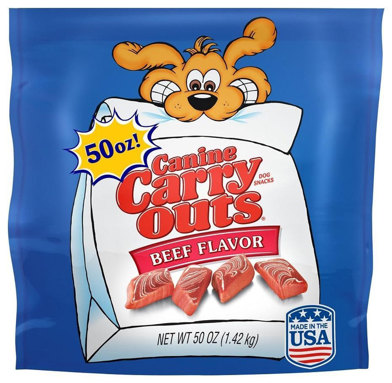 Canine Carry Outs Beef Flavor Dog Snacks