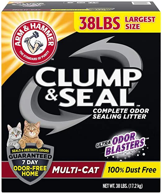 Arm & Hammer Multi-Cat Clump and Seal Complete Odor Sealing Cat Litter