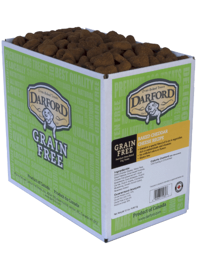 Darford Grain Free Cheddar Cheese Recipe Minis Oven Baked Dog Treats