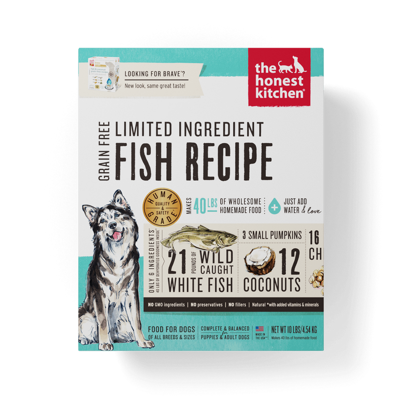 The Honest Kitchen Limited Ingredient Fish Recipe Dehydrated Dog Food