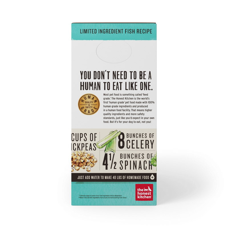 The Honest Kitchen Limited Ingredient Fish Recipe Dehydrated Dog Food