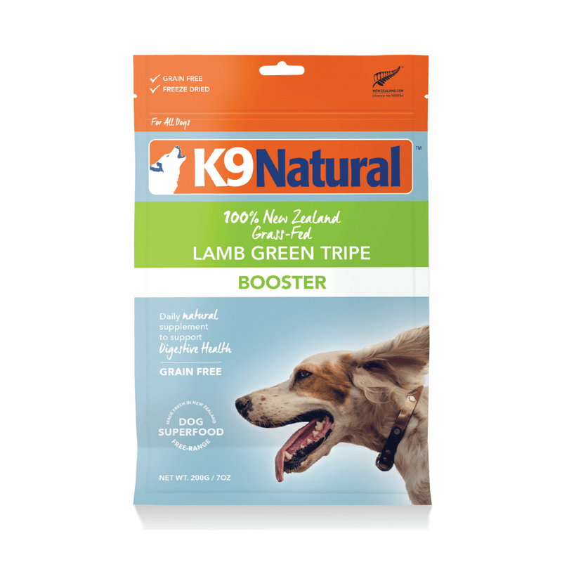 K9 Natural Lamb Green Tripe Raw Freeze Dried Dog Food Booster