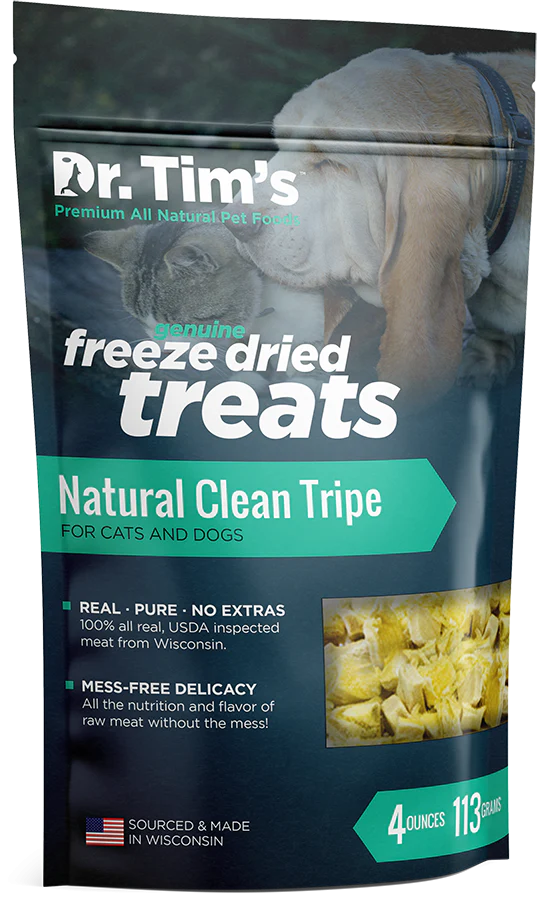 Dr. Tim's Freeze Dried Clean Tripe Dog and Cat Treats