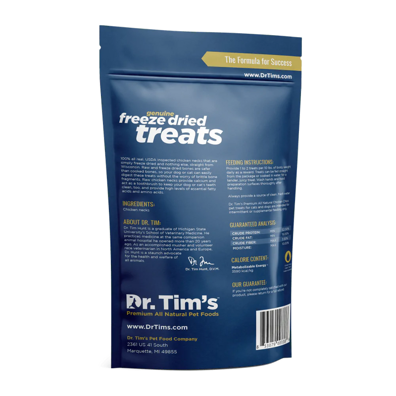 Dr. Tim's Freeze Dried Natural Chicken Chips Dog and Cat Treats