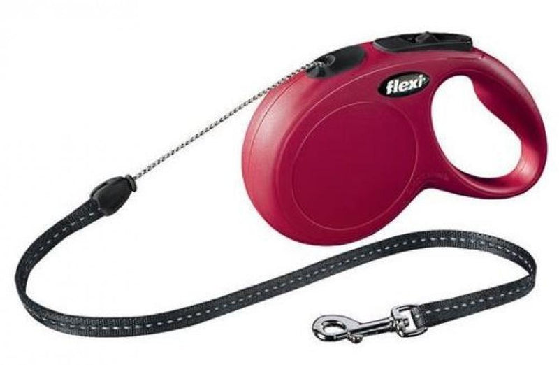 Flexi New Classic Red Cord Retractable Dog Leash