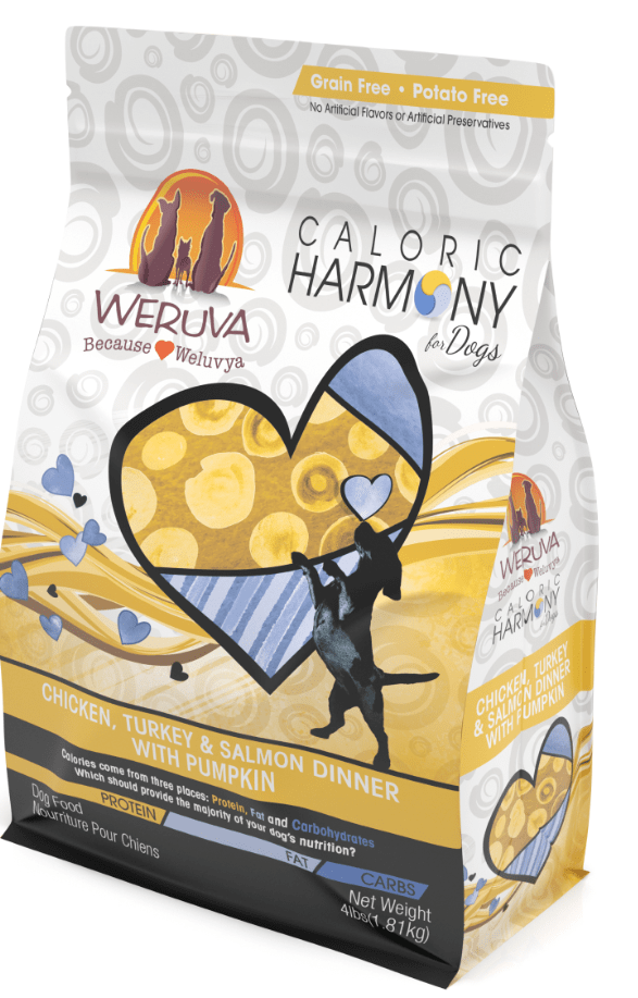 Weruva Caloric Harmony Grain Free Chicken Turkey and Salmon Dinner with Pumpkin Dry Dog Food