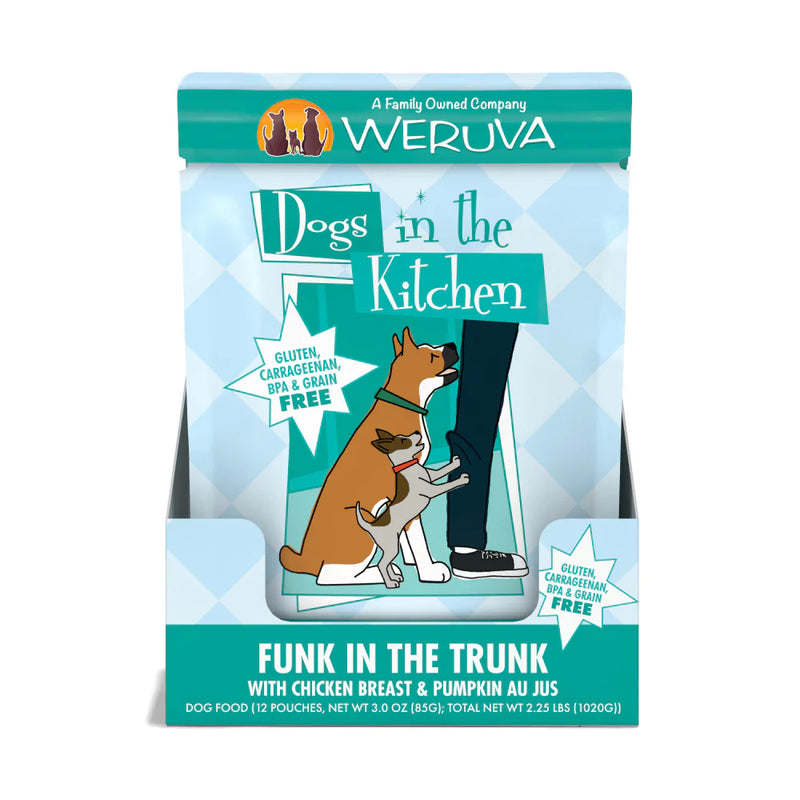 Weruva Dogs in the Kitchen Funk in the Trunk Grain Free Chicken & Pumpkin Dog Food Pouch
