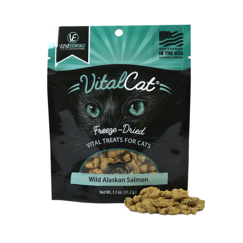 Vital Essentials Vital Cat Freeze Dried Grain Free Wild Alaskan Salmon Cat Treats