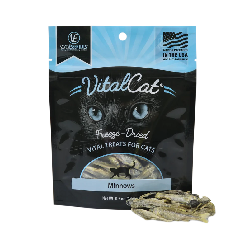 Vital Essentials Vital Cat Freeze Dried Grain Free Minnows Cat Treats