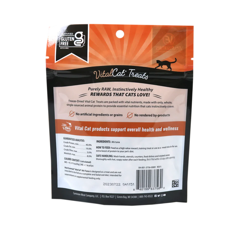 Vital Essentials Vital Cat Freeze Dried Ahi Tuna Cat Treats