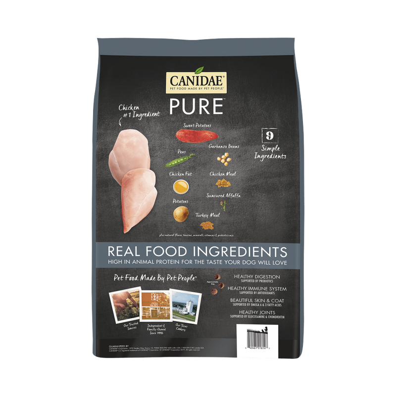 Canidae Grain Free PURE Chicken, Sweet Potato & Garbanzo Bean Recipe Dry Dog Food