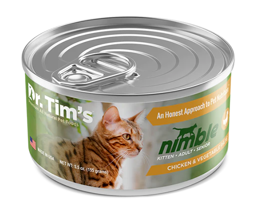 Dr. Tim's Nimble Chicken and Vegetable Pate Canned Cat Food