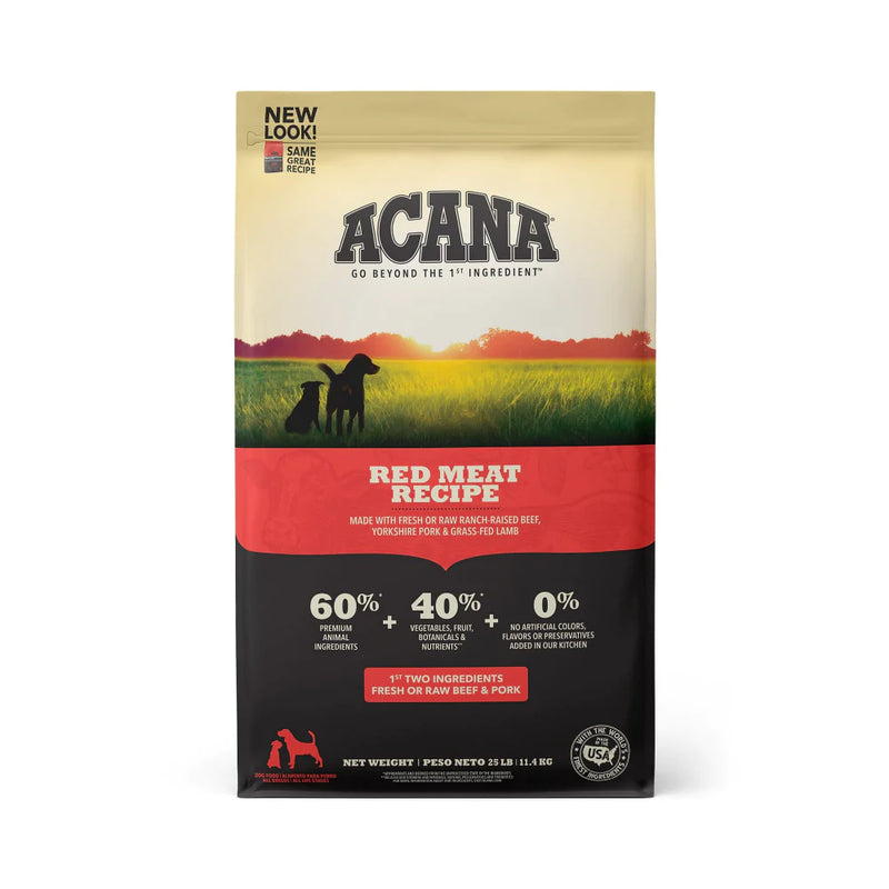 ACANA Red Meat Formula Grain Free Dry Dog Food