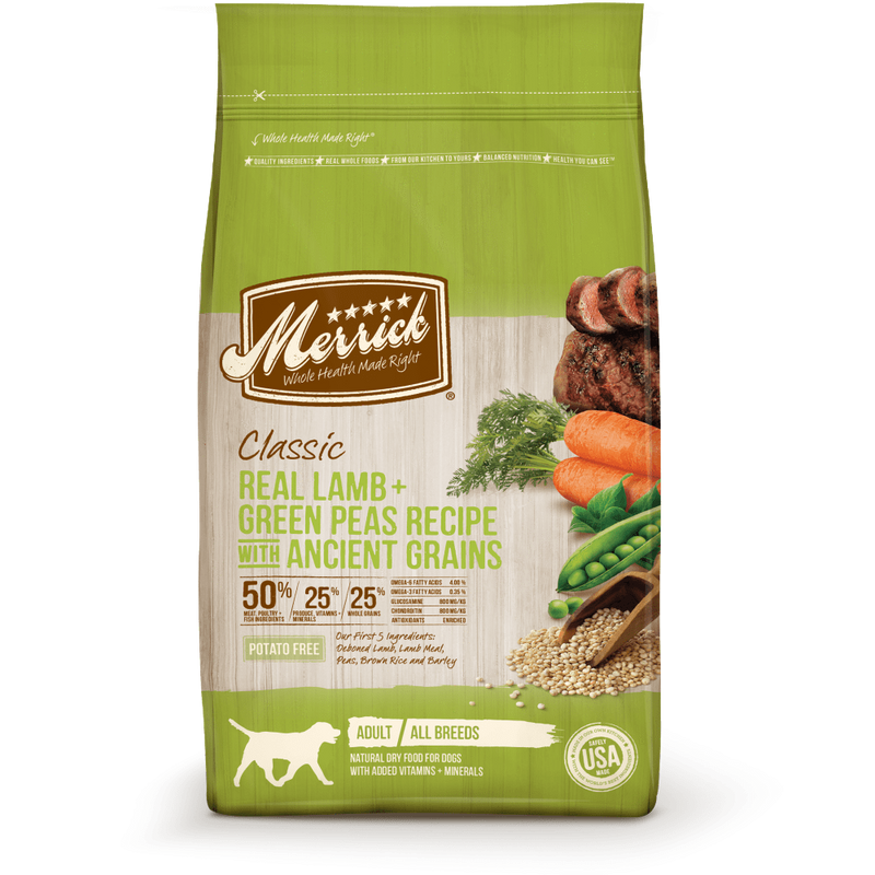 Merrick Classic Real Lamb and Green Peas with Ancient Grains Dry Dog Food